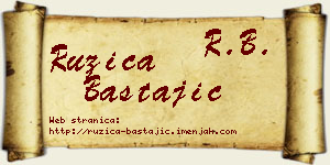 Ružica Bastajić vizit kartica